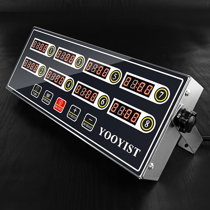 Kitchen Timers for Cooking – 8 Channel Commercial Kitchen Timer Restaurant - Image 3