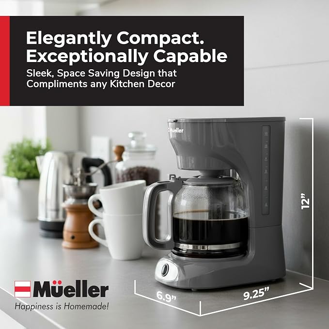 MUELLER HOME 12-Cup Drip Coffee Maker Perfect - Image 7