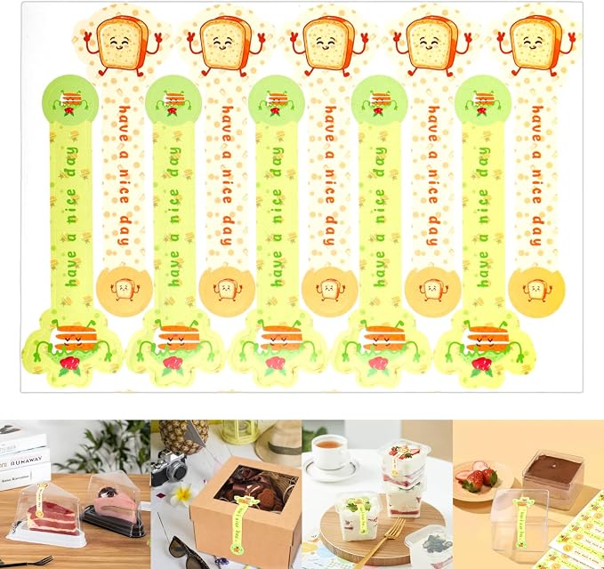 Beyonday 300pcs Handmade Lollipop Baking Stickers by beyonday