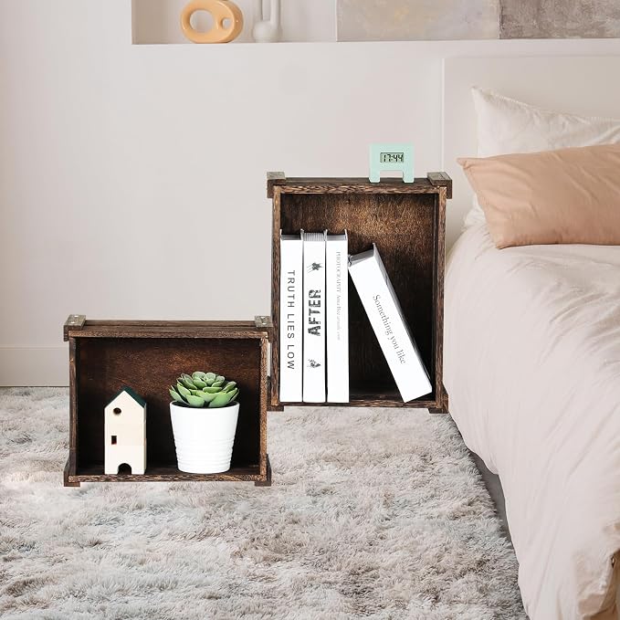 Wooden Crates, Farmhouse Wood Crate - Image 8
