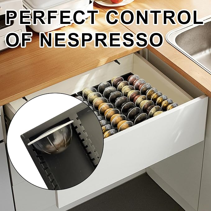 Bamboo Coffee Pod Storage Holder - Image 6