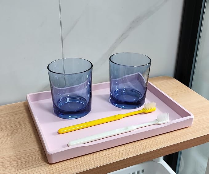Pink Small Serving Tray, Countertop Organizer | - Image 8