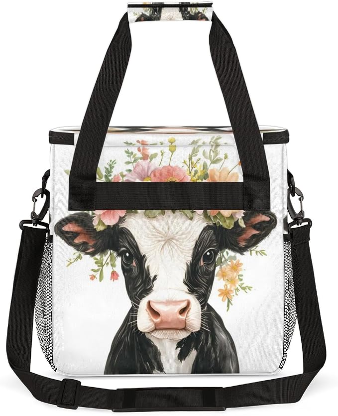 Floral Cow Coffee Machine Bag Compatible - Image 5