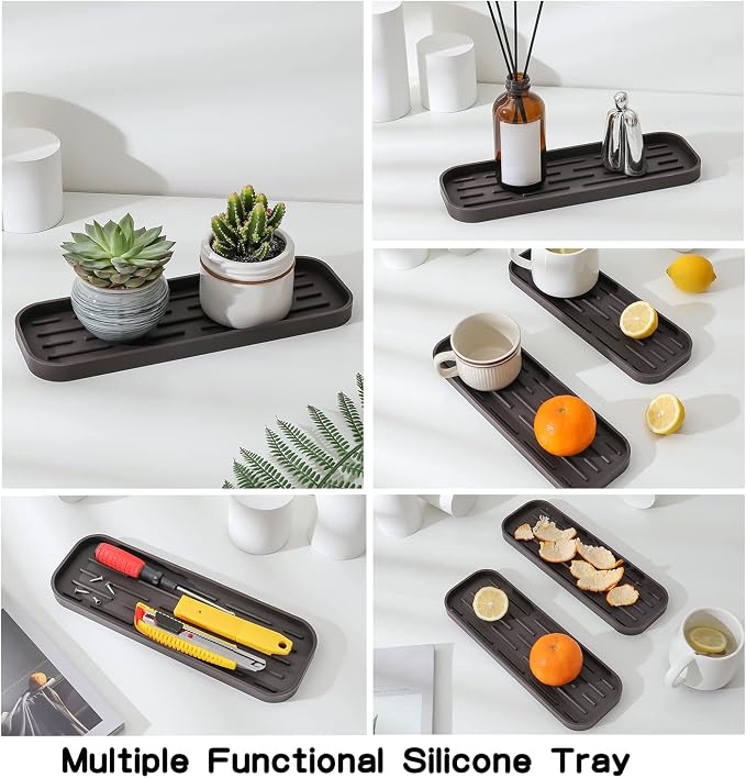 MicoYang Silicone Kitchen Sink Organizer Tray - Image 5
