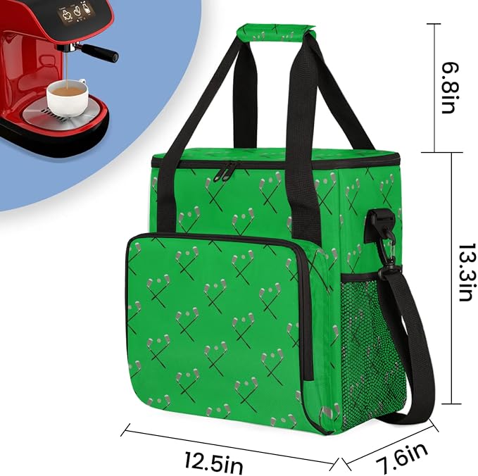 Golf Coffee Maker Travel Bag, Golf Large Carrying Storage Case Insulated - Image 2