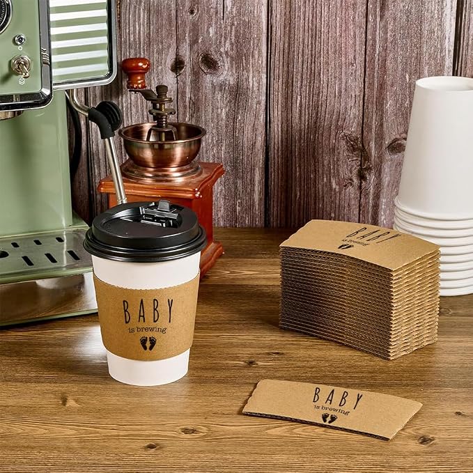 Baby Is Brewing Coffee Sleeves, Hot Iced Coffee Sleeves - Image 4