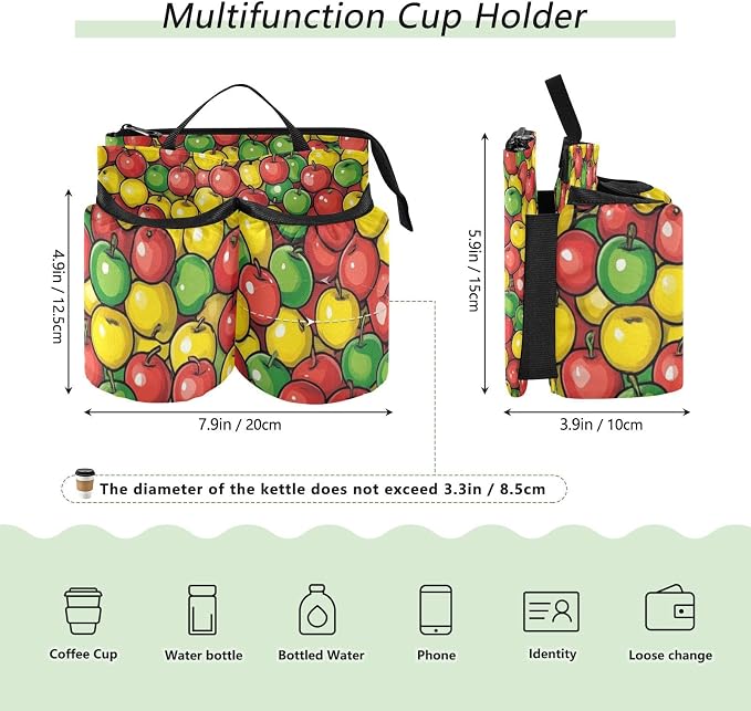 Luggage Cup Holder for Suitcases Free Hands Suitcase Cup Holder Travel Luggage - Image 3