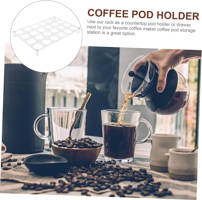 Coffee Storage Rack Transparent Organizer - Image 8