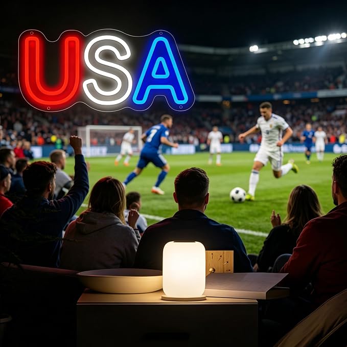 USA Neon Sign for Wall Decor, USA Led Signs, Dimmable USB Powered Neon Light - Image 7