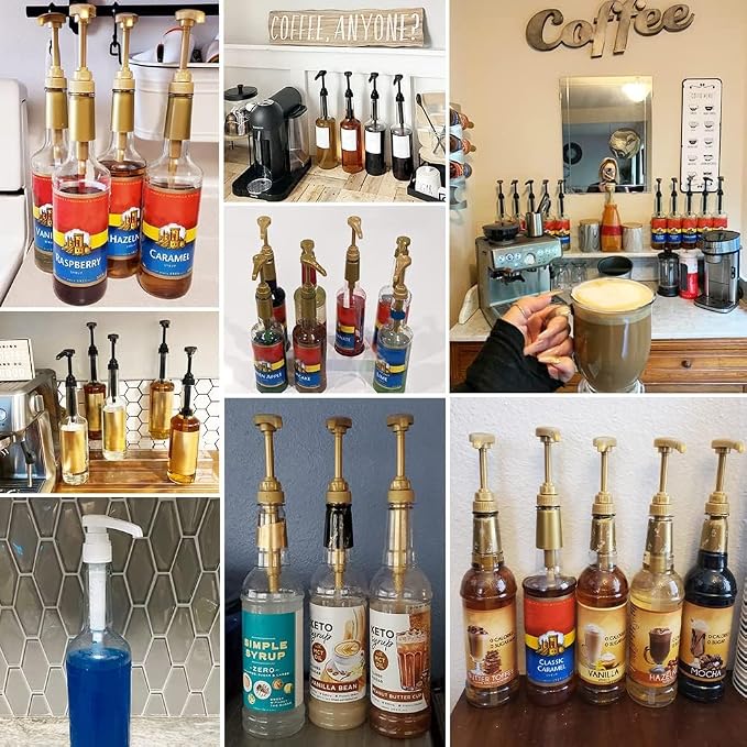 12 Pcs Syrup Pumps Dispenser, Compatible - Image 7