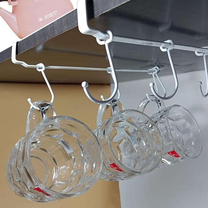 Adjustable Mug Holder Under Cabinet - Image 4