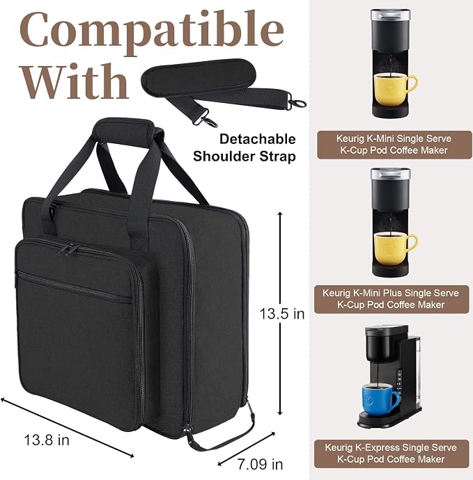 Anitor Portable Carrying Coffee Maker Travel Bag Match - Image 2