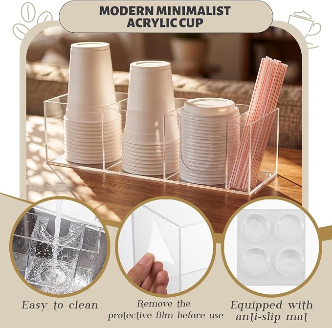 Novabright Acrylic Coffee Cup Holder - Image 3