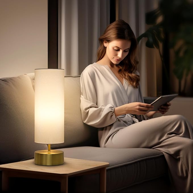 3-Way Dimmable Table Lamp, Touch Control Nightstand Lamp - Image 5