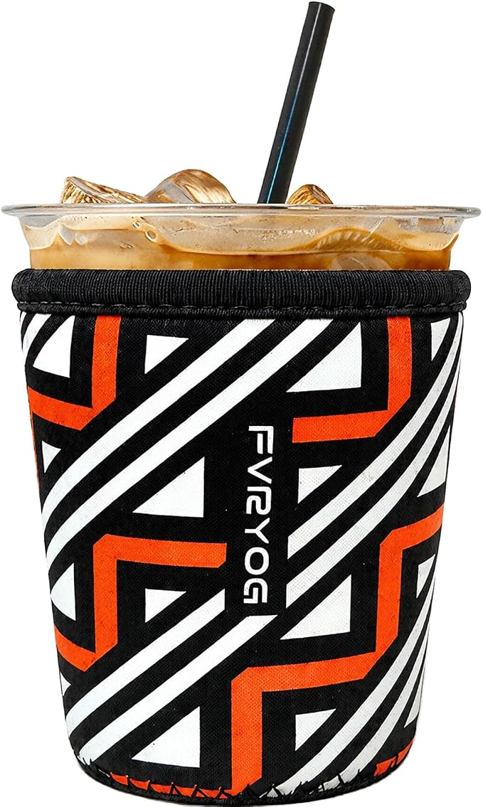 Reusable Insulated Neoprene Iced Coffee Sleeves by Fvryog
