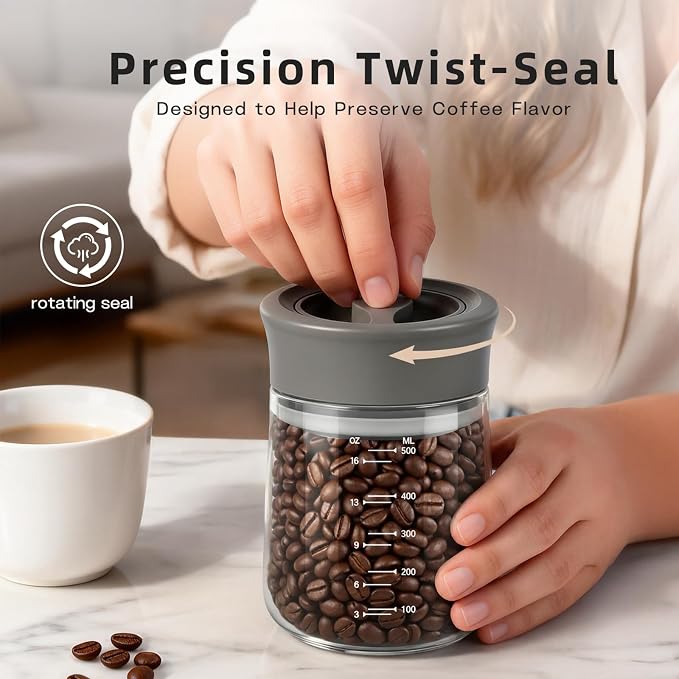 Coffee Canister, Glass Jars - Image 4