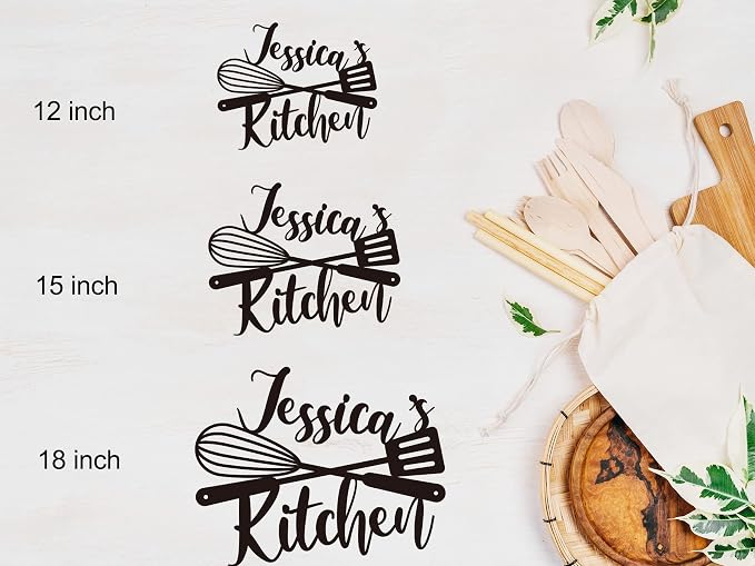 Custom Kitchen Name Sign, Personalized Metal Kitchen Sign, Housewarming Cooking - Image 8