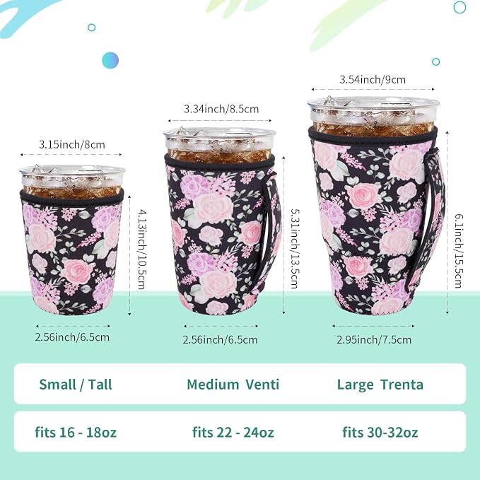 Iced Coffee Sleeve Insulator Sleeves - Image 2