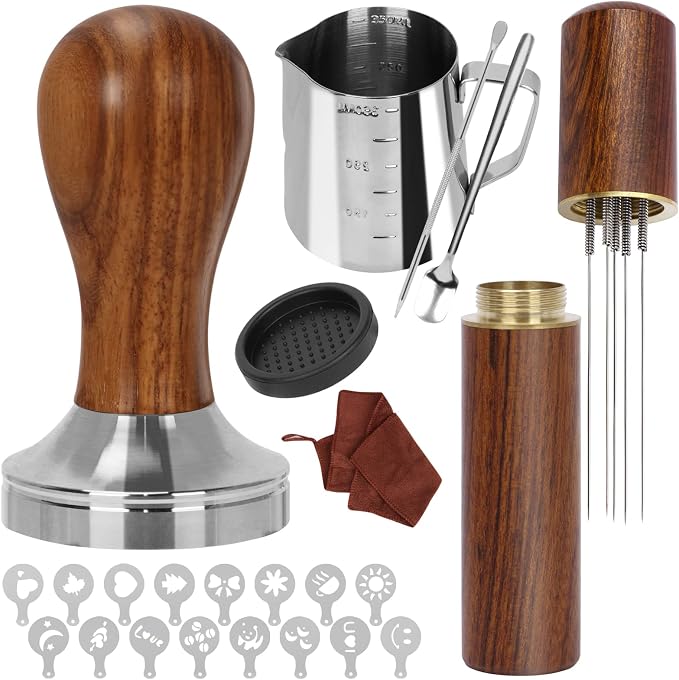 Y-Step 23 PCS Coffee Tamper Set, Espresso Accessories Kit Barista Kit, by Y-Step