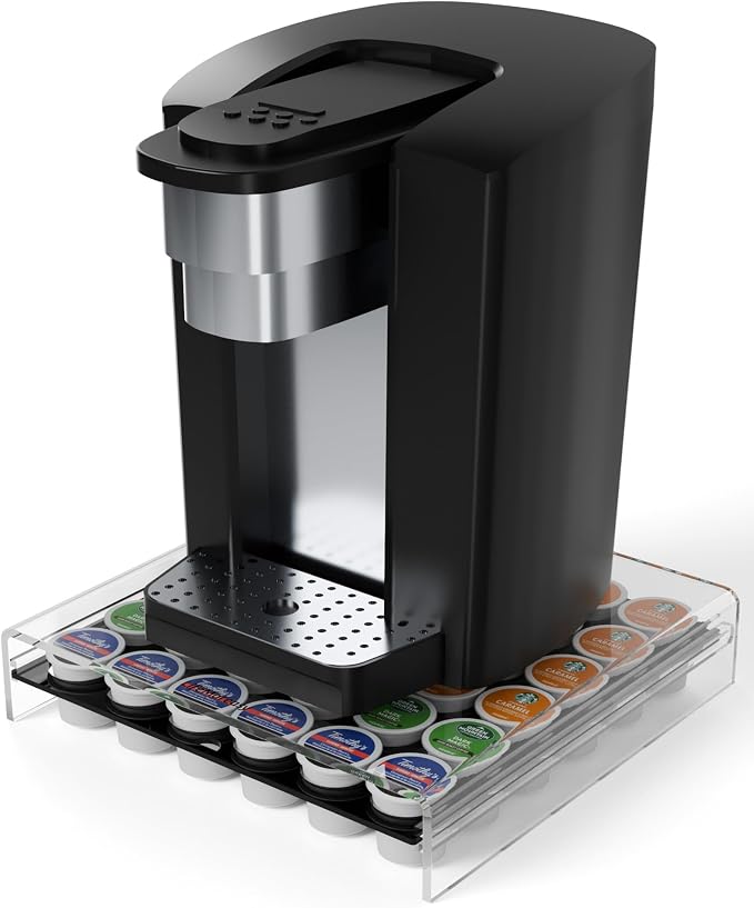 K Cup Holder, Coffee Pod Holder Drawer Capsule Display Storage by LifeMoreasy