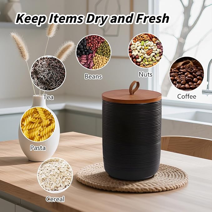 Food Storage Jar Strong Ceramic Storage Canisters - Image 4