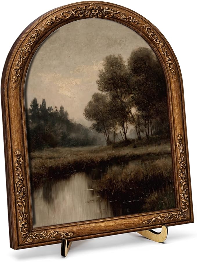 Vintage Landscape Wall Art Sign by Unknown
