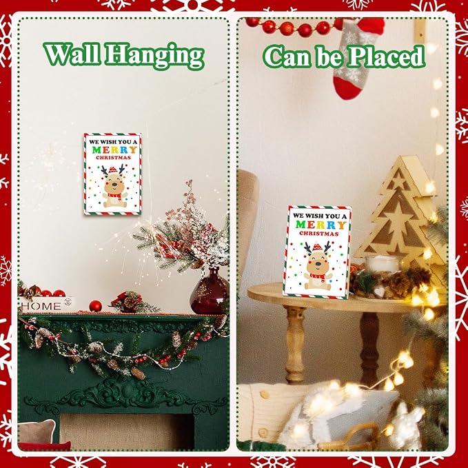 We Wish You A Merry Christmas Sign - Image 5