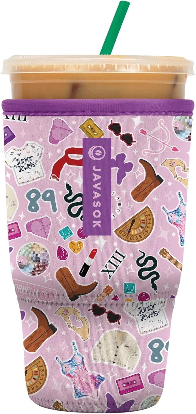 Sok It JavaSok Iced Coffee & Cold Soda Insulated Neoprene Cup Sleeve by SokIt
