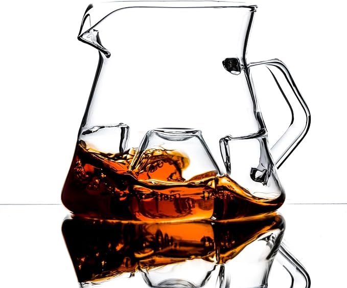 AVENSI WAVE - COFFEE - CYCLONE SMALL Sensory Carafe - Glass - 1 piece - Image 3