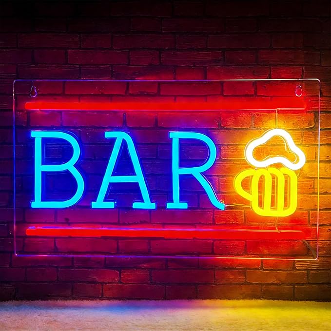 Bar Neon Sign Beer LED Neon Light by Bernicekelly