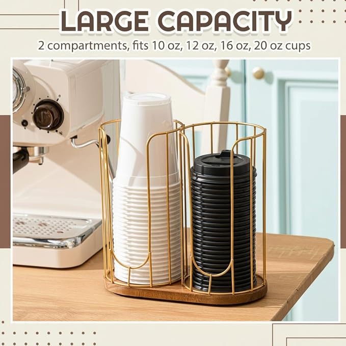 Geelin 18oz Adjustable Coffee Cup Dispenser - Image 3