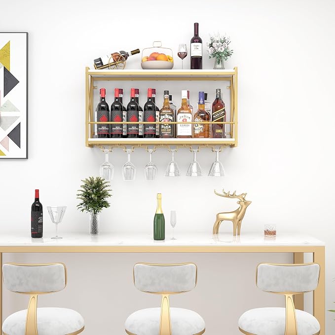 Dokser Wine Rack Wall Mounted Shelf - Image 5