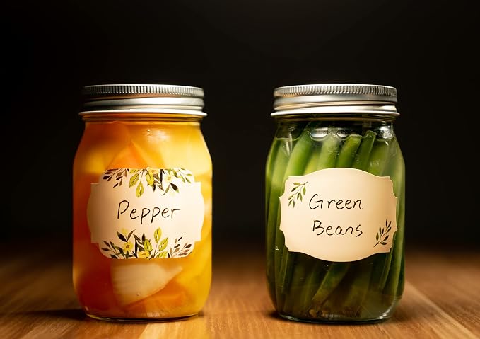 MONEST Waterproof & Oil Resistant Jar & Lid Stickers - Image 4