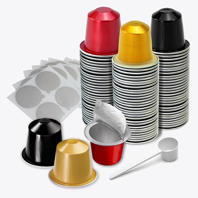 Espresso Capsules Refillable Coffee Pods by Nuyoach