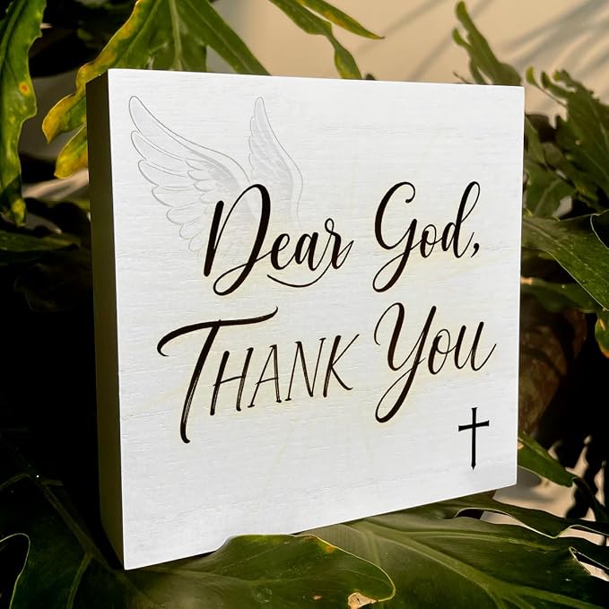 Christian Wooden Box Sign5x5 Inch - Image 6