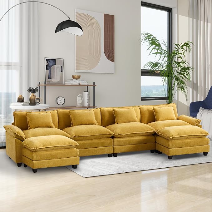 Modular Sectional Sofa, Cloud Couch by OQQOEE