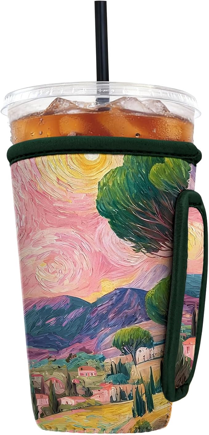 Reusable Insulated Neoprene Iced Coffee Sleeve by Cavllson