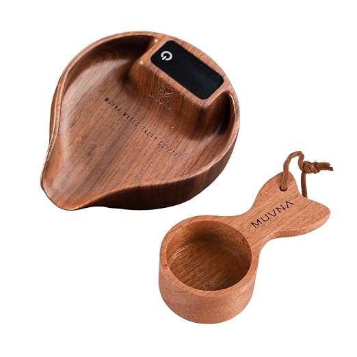 Walnut Coffee Bean Scale & Spoon - Image 9