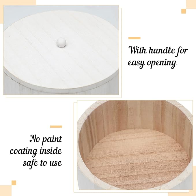 Chunful Coffee Filter Container Wooden Coffee Filter Storage Holder - Image 2