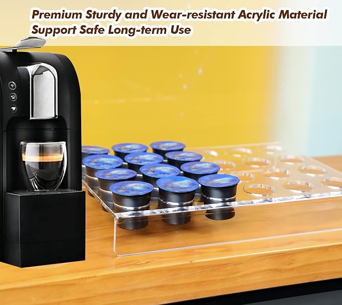 Kamehame K Cup Drawer Organizer, Flat Countertop Coffee Pod Holder - Image 3