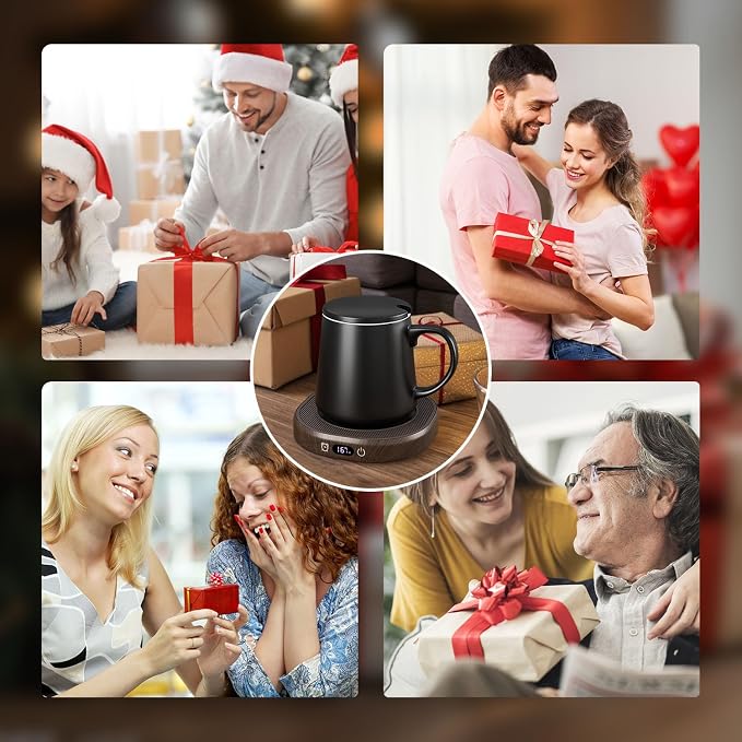 Coffee Mug Warmer & Mug Set for desk, Smart Auto Shut Off Electric Cup Warmer - Image 6