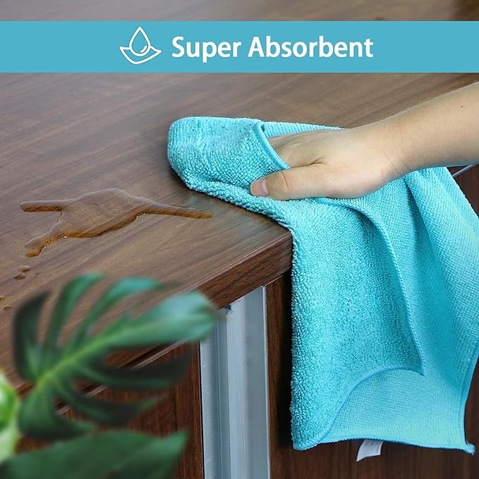 HOMEXCEL Microfiber Cleaning Cloth 800 Pack, Microfiber Towel - Image 4