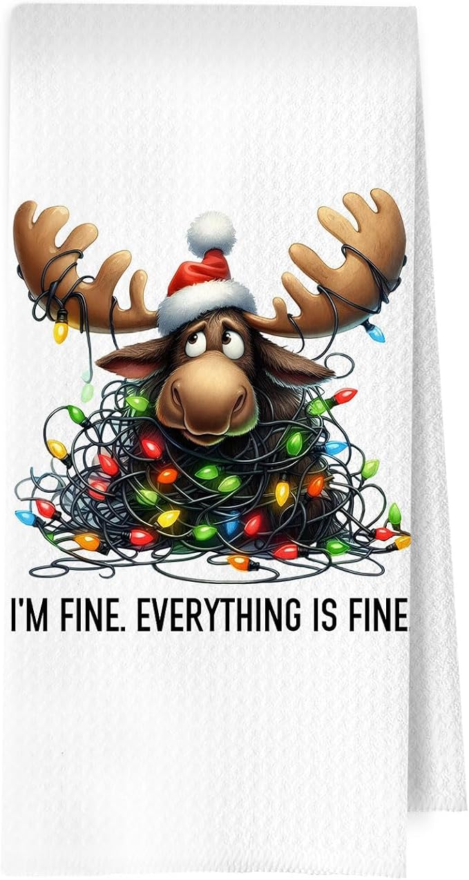 Funny Moose Christmas Decorations by Unknown