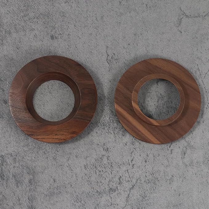 1 Piece Funnel Cup Holder Wooden Coffee Dripper Stand Holder Coffee Filter - Image 3