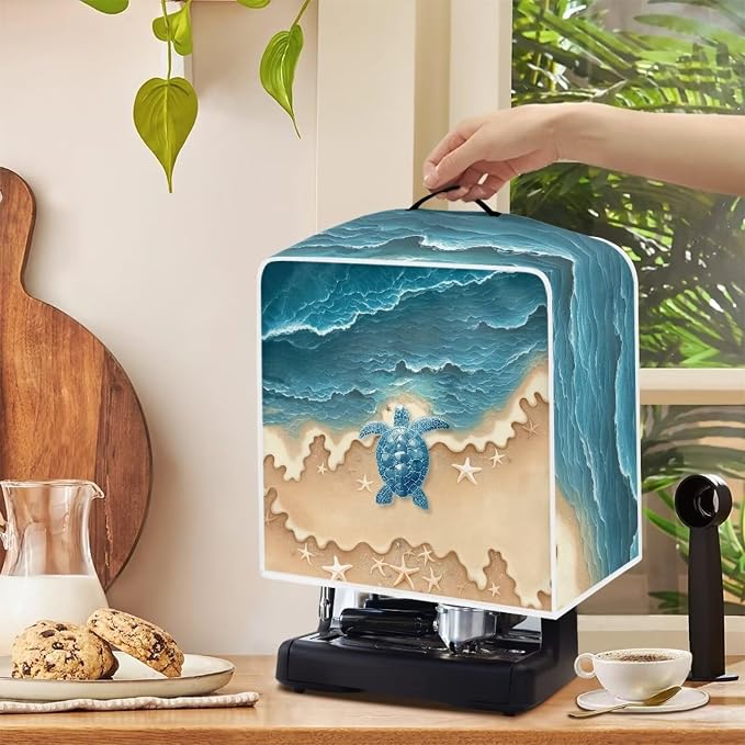 Turtle Coffee Maker Covers Heat-Resistant Ocean Waterproof Dust-Proof Dust - Image 4