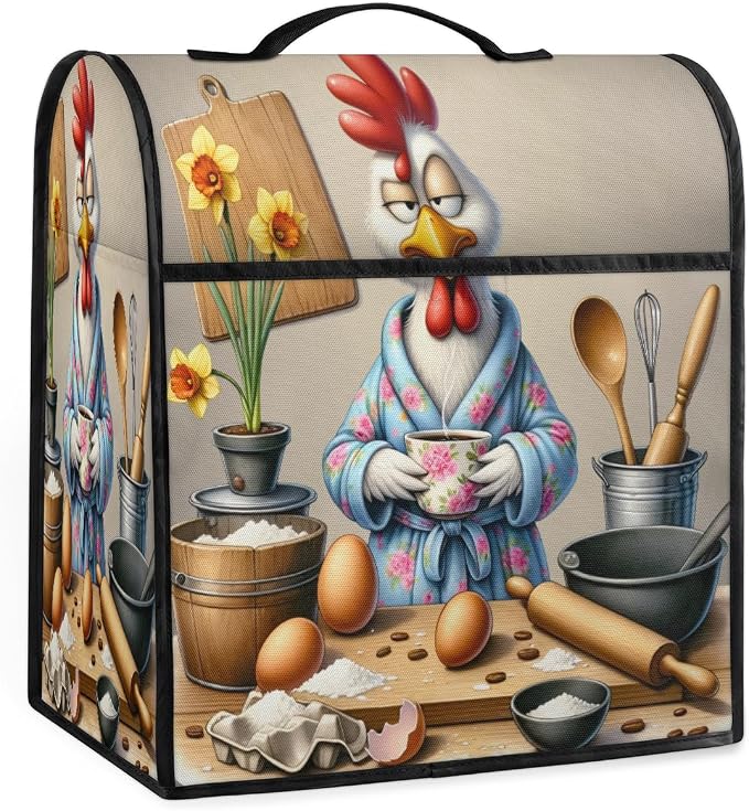 Rooster Kitchen Aid Mixer Cover Compatible Stand Mixer Dust Cover | Funny by YoYoYuchong