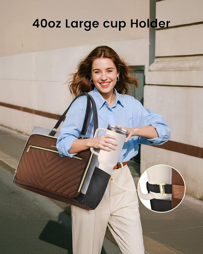 LOVEVOOK 17 Inch Laptop Tote Bag - Image 3