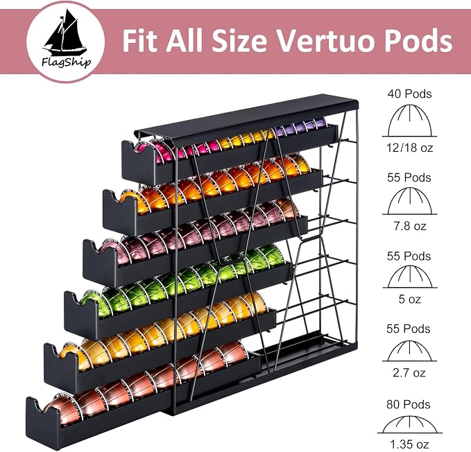 FlagShip 6-Tier Vertuo Pod Holder - Image 3
