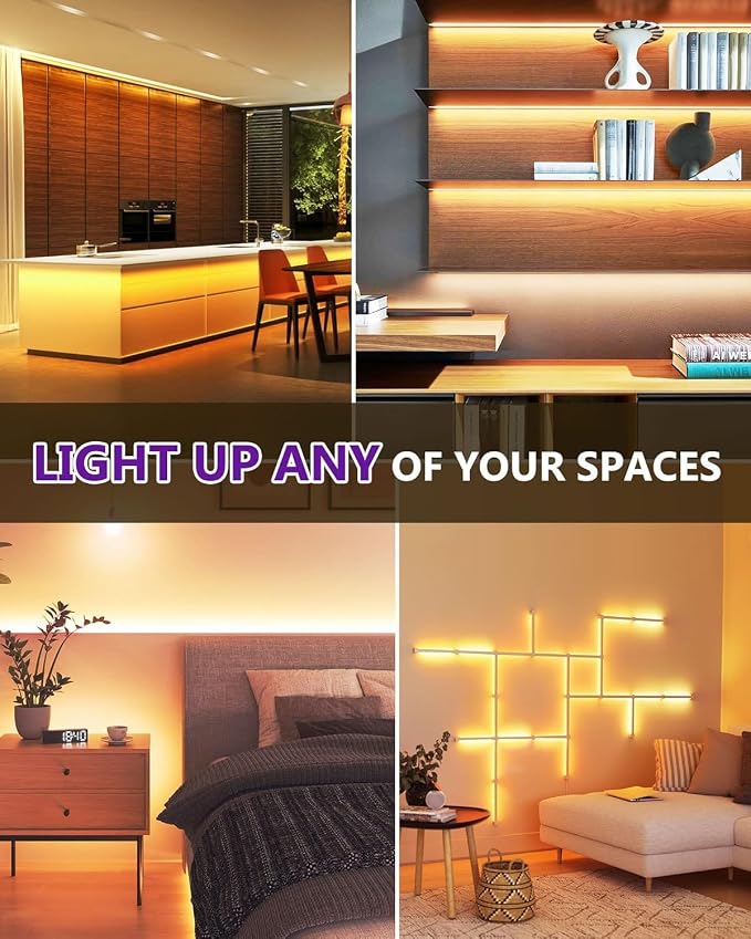HitLights COB LED Strip Lights Warm White 2700K, 32.8ft Premium High Density - Image 7