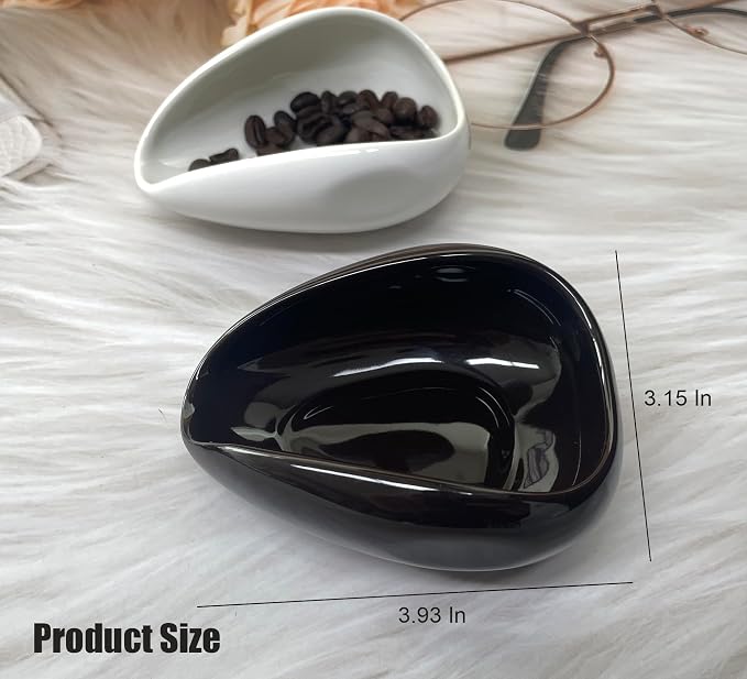 Newly Upgraded Coffee Bean Dosing Cup, Ceramic Dosing Dish - Image 4